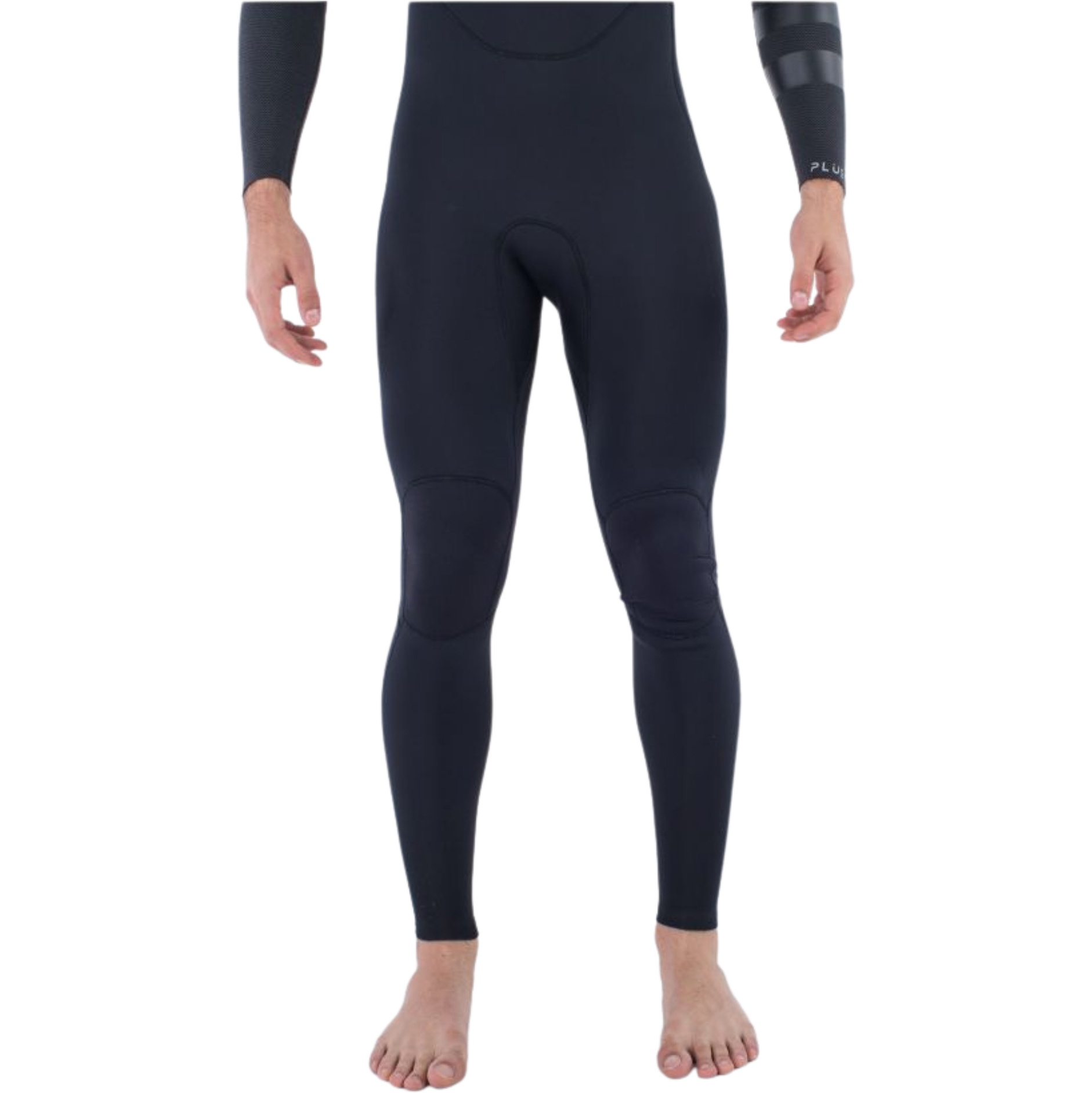 2025 Hurley Mens Plus 5/3mm Chest Zip Wetsuit MFS0012504 - Black